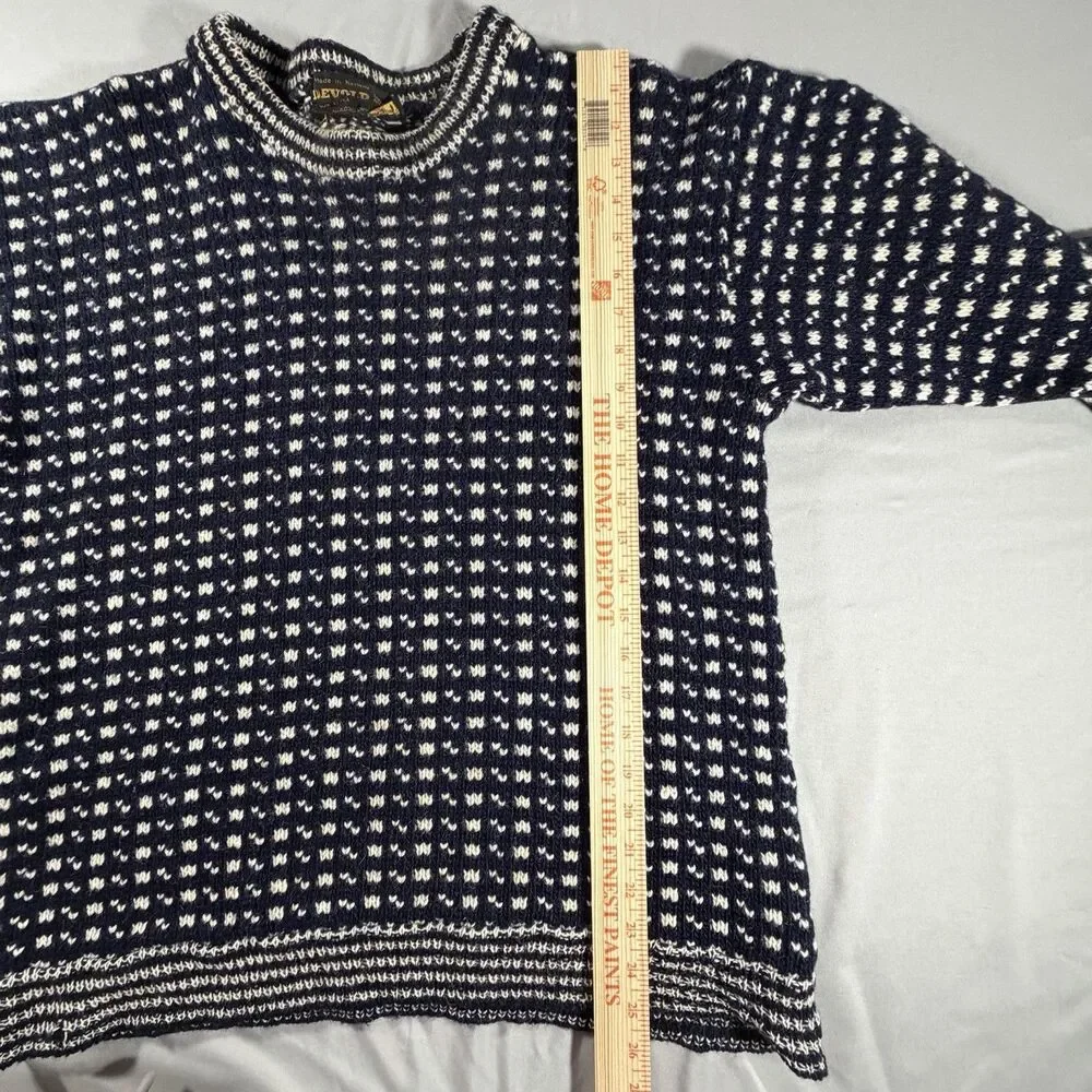 DEVOLD Norway Nordic Crew Neck Chunky Wool Jumper Sweater Men Size XL/54
